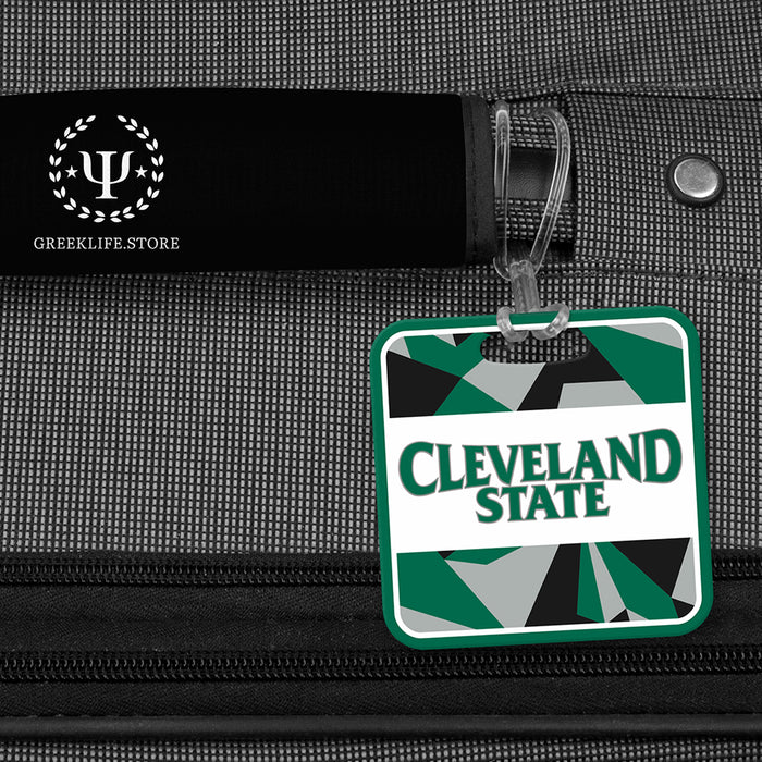 Cleveland State University Luggage Bag Tag (square)