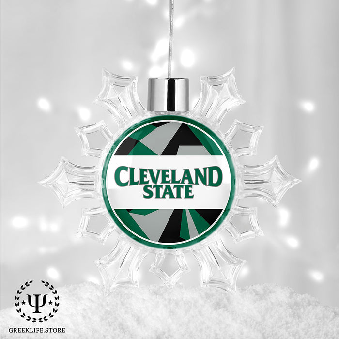 Cleveland State University Christmas Ornament - Snowflake