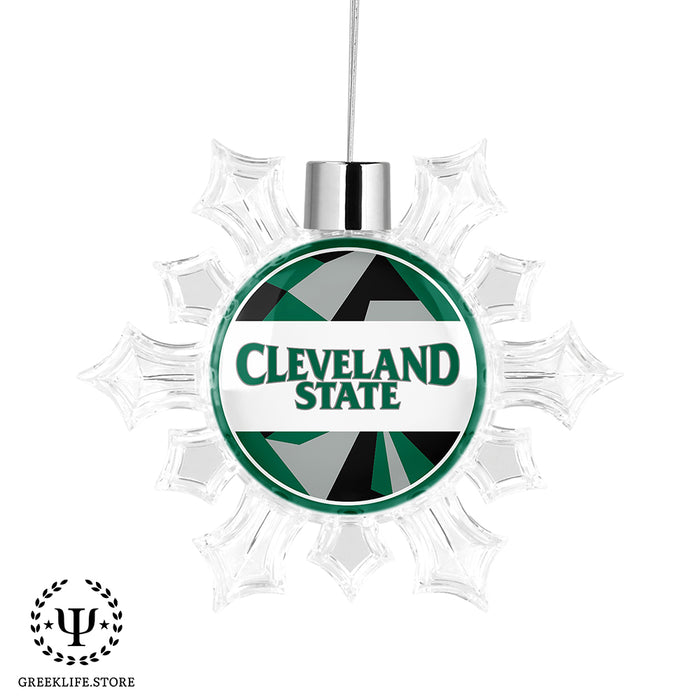 Cleveland State University Christmas Ornament - Snowflake