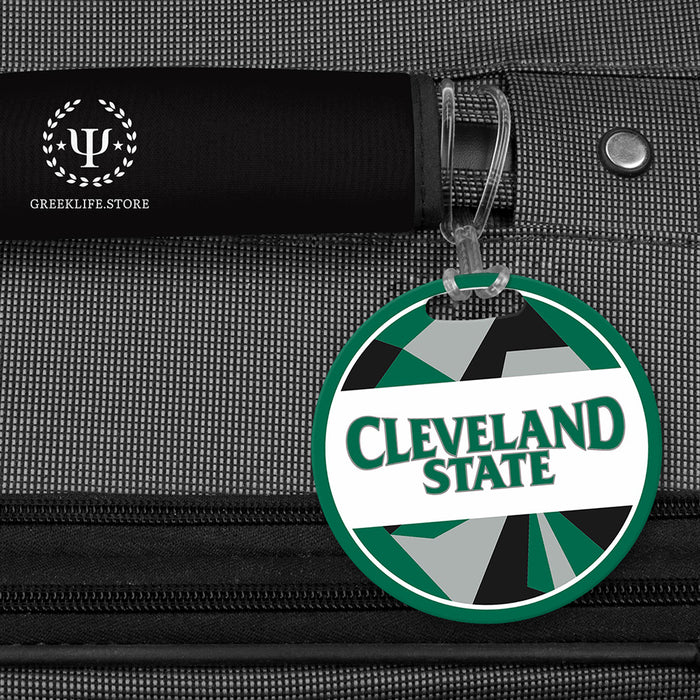 Cleveland State University Luggage Bag Tag (round)