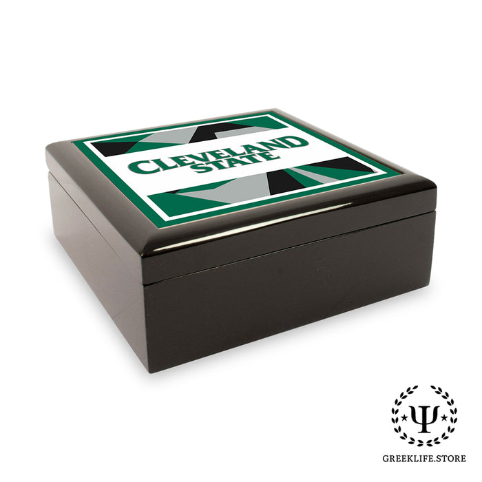 Cleveland State University Keepsake Box Wooden