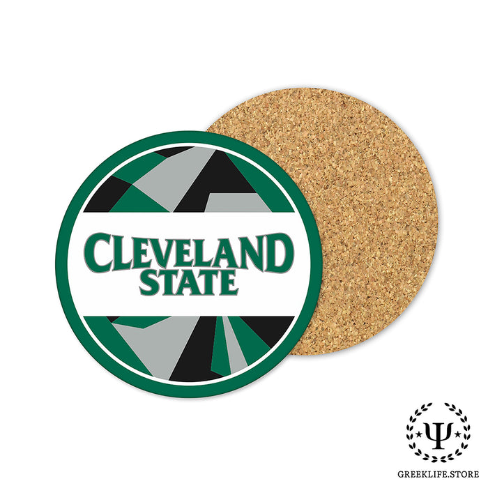 Cleveland State University Beverage coaster round (Set of 4)