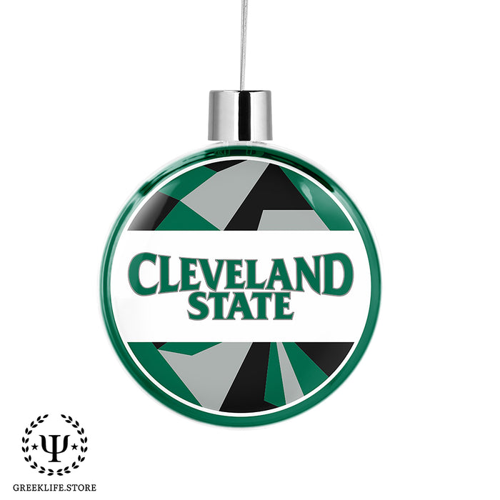 Cleveland State University Christmas Ornament Flat Round