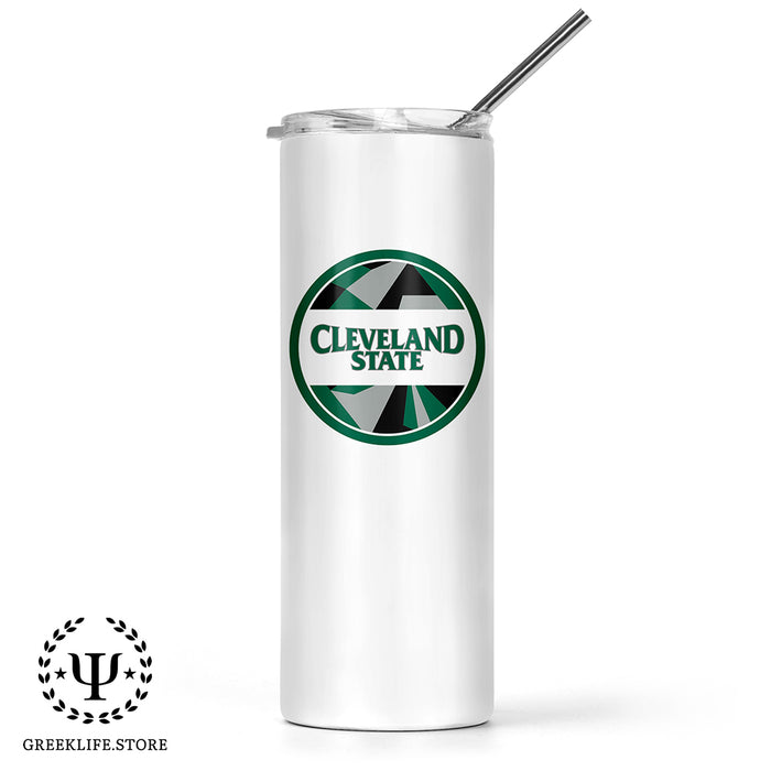 Cleveland State University Stainless Steel Skinny Tumbler 20 OZ