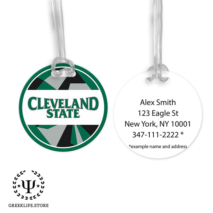 Cleveland State University Luggage Bag Tag (round)