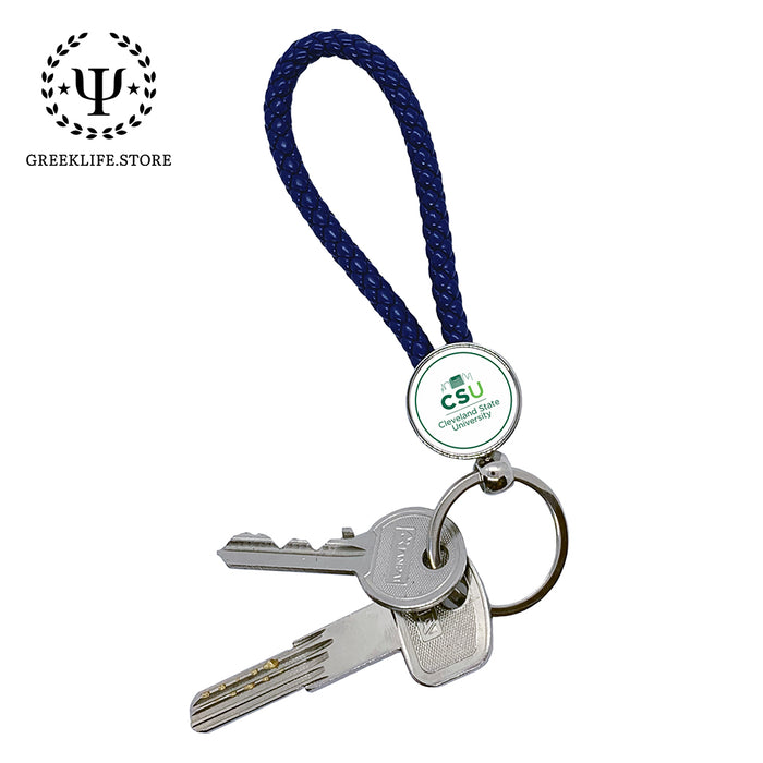 Cleveland State University Key chain round