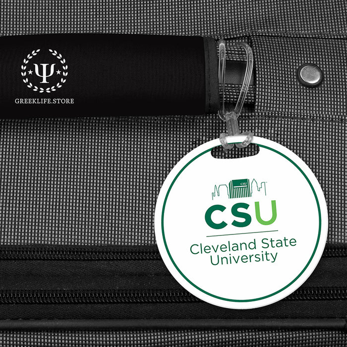 Cleveland State University Luggage Bag Tag (round)