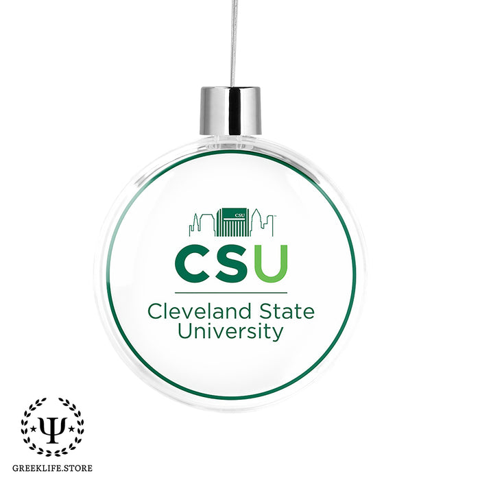 Cleveland State University Christmas Ornament Flat Round