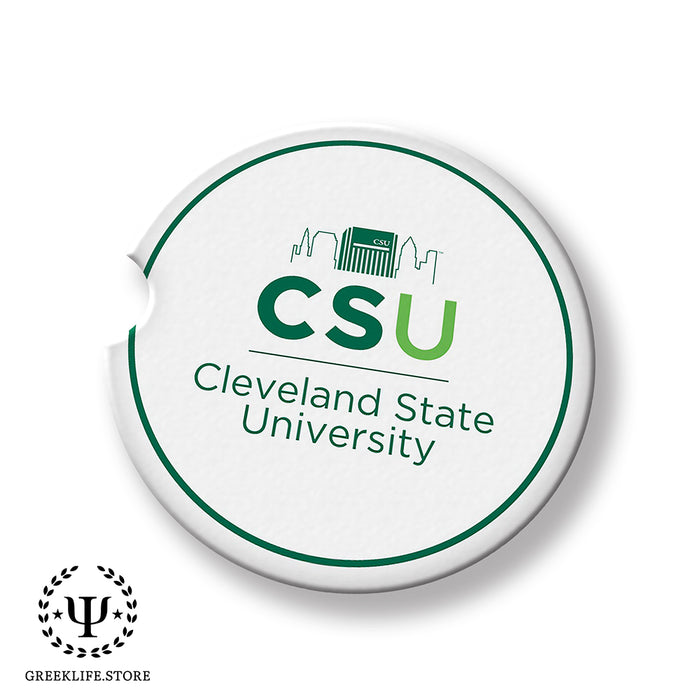 Cleveland State University Car Cup Holder Coaster (Set of 2)