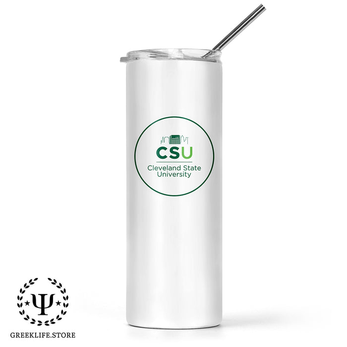 Cleveland State University Stainless Steel Skinny Tumbler 20 OZ