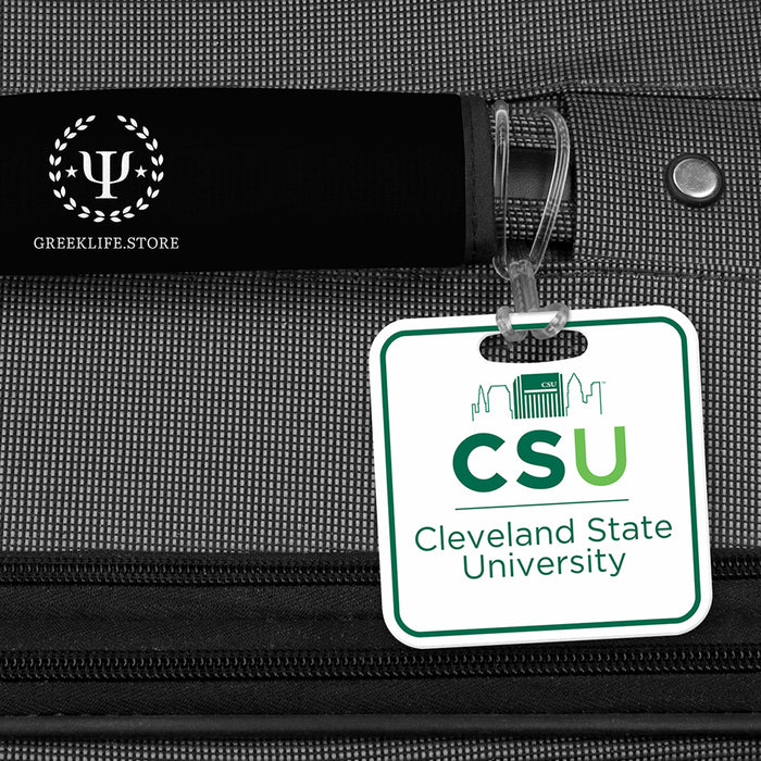 Cleveland State University Luggage Bag Tag (square)