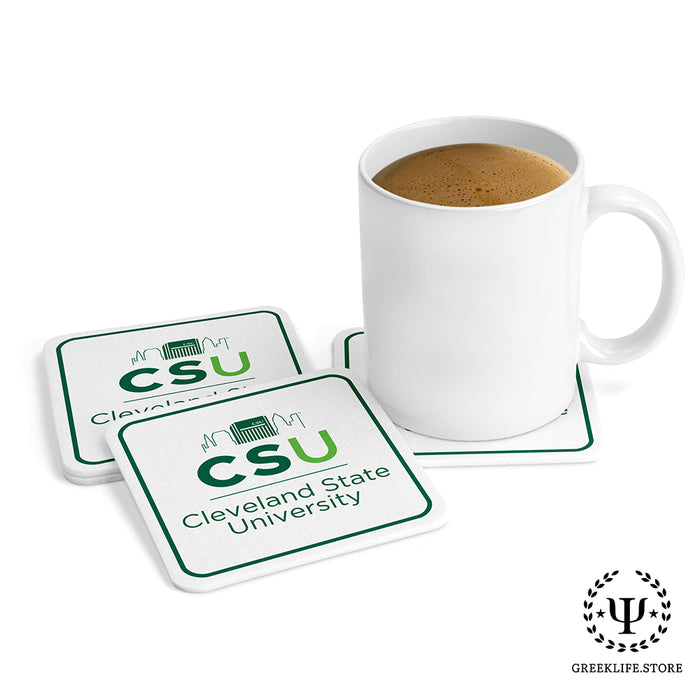 Cleveland State University Beverage Coasters Square (Set of 4)