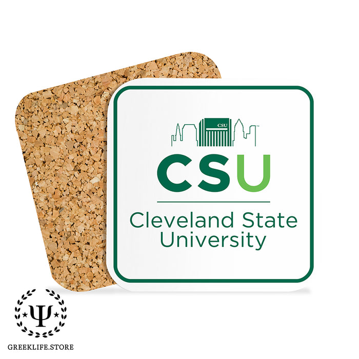 Cleveland State University Beverage Coasters Square (Set of 4)