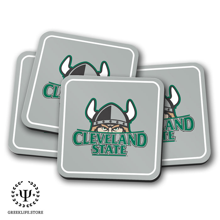 Cleveland State University Beverage Coasters Square (Set of 4)