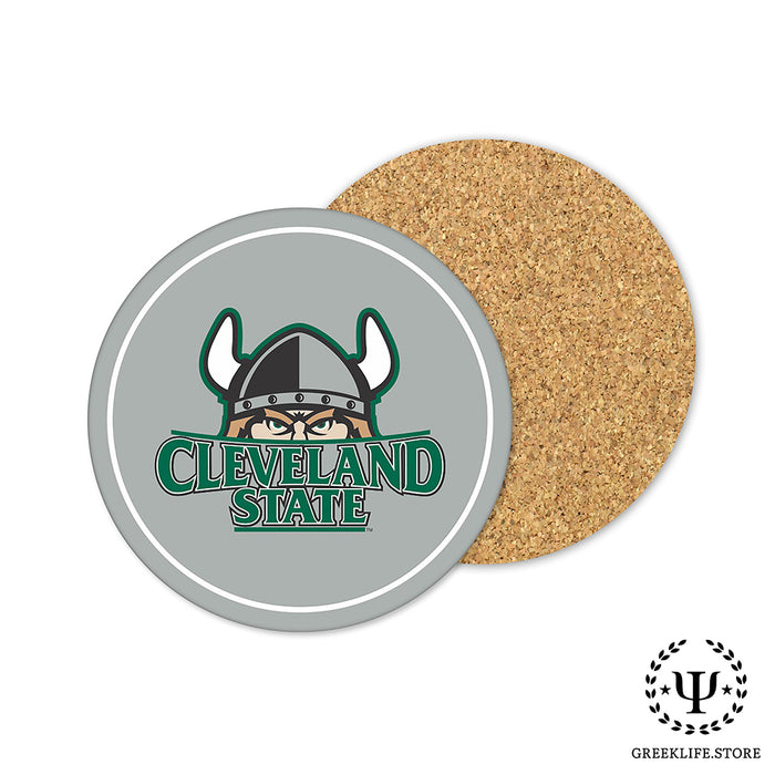 Cleveland State University Beverage coaster round (Set of 4)