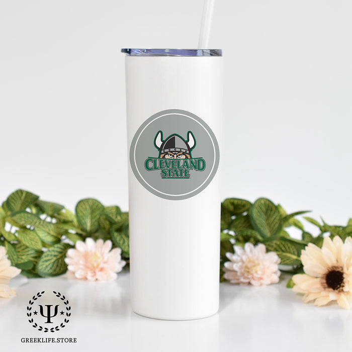 Cleveland State University Stainless Steel Skinny Tumbler 20 OZ