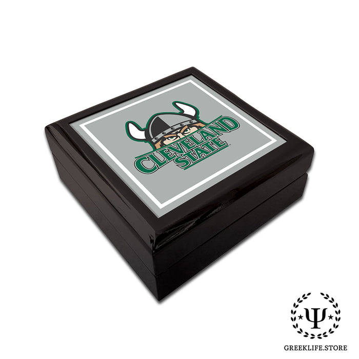 Cleveland State University Keepsake Box Wooden