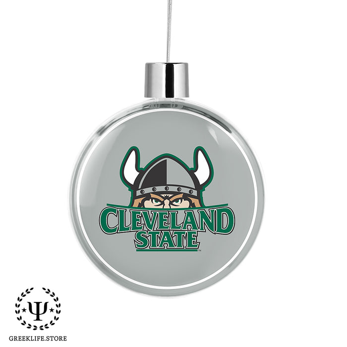 Cleveland State University Christmas Ornament Flat Round