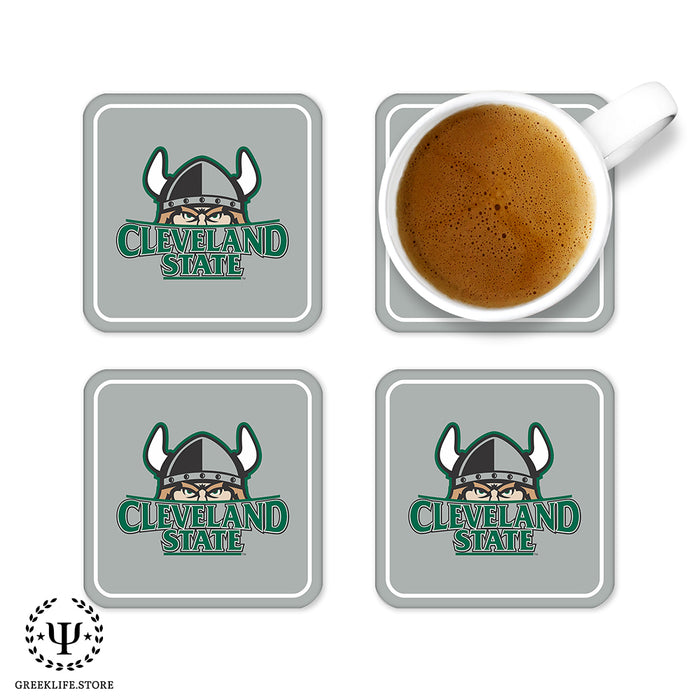 Cleveland State University Beverage Coasters Square (Set of 4)