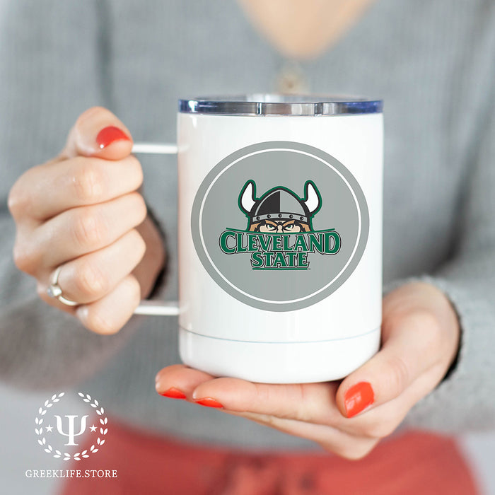 Cleveland State University Stainless Steel Travel Mug 13 OZ