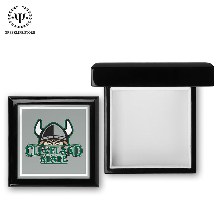 Cleveland State University Keepsake Box Wooden