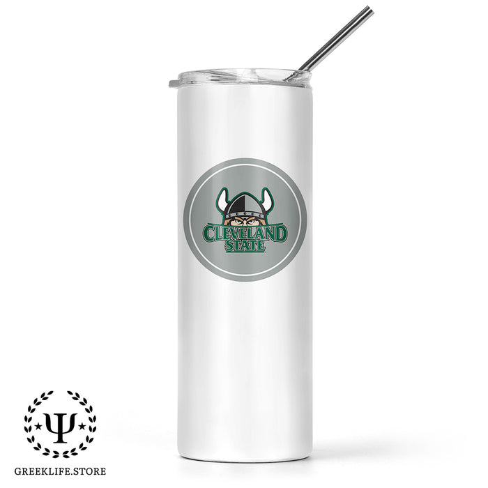 Cleveland State University Stainless Steel Skinny Tumbler 20 OZ