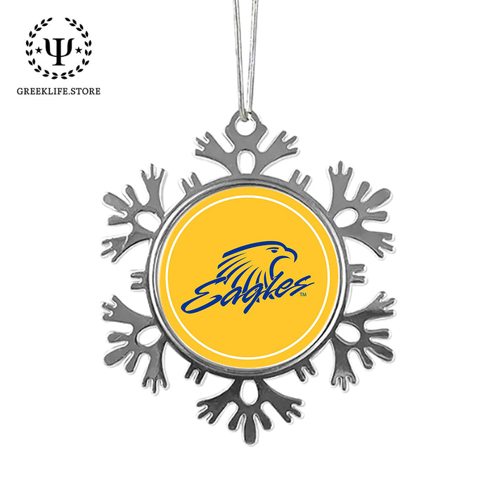 Embry-Riddle Aeronautical University Christmas Ornament - Snowflake Metal
