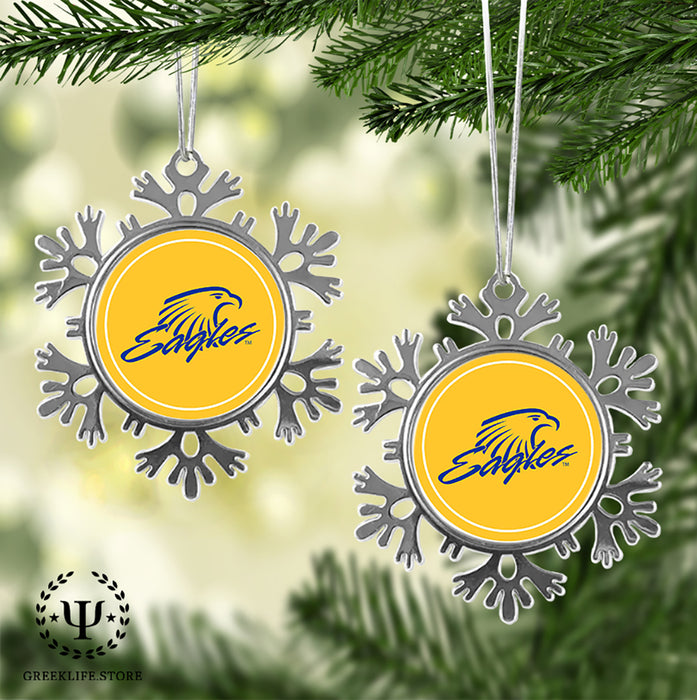 Embry-Riddle Aeronautical University Christmas Ornament - Snowflake Metal