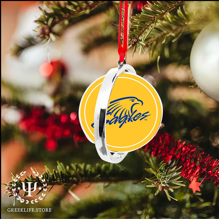 Embry-Riddle Aeronautical University Eagles Sport Christmas Reversible Flat Round Ornament
