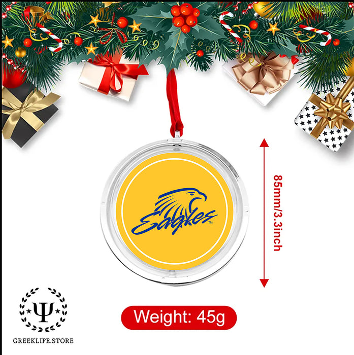 Embry-Riddle Aeronautical University Eagles Sport Christmas Reversible Flat Round Ornament