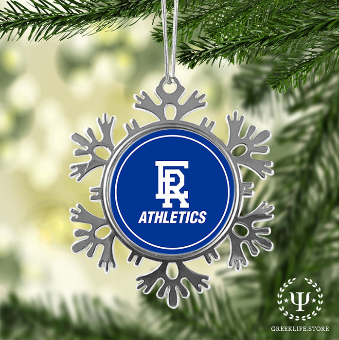 Embry-Riddle Aeronautical University Christmas Ornament - Snowflake Metal