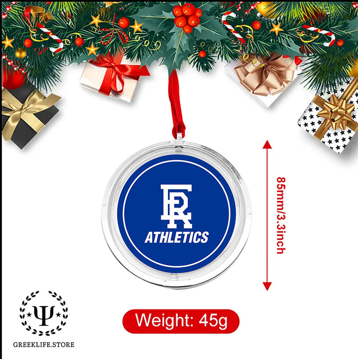 Embry-Riddle Aeronautical University ER Sport Christmas Reversible Flat Round Ornament