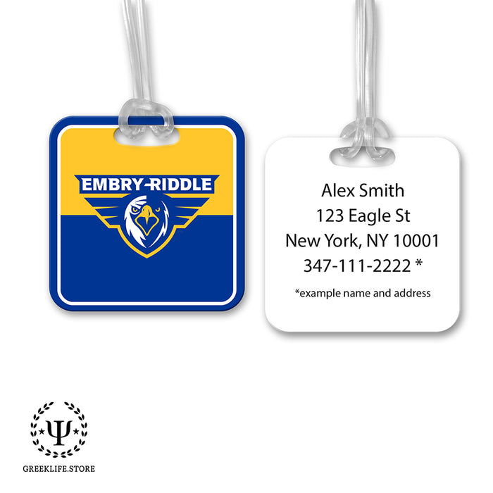 Embry-Riddle Aeronautical University Eagles Sport Luggage Bag Tag (square)