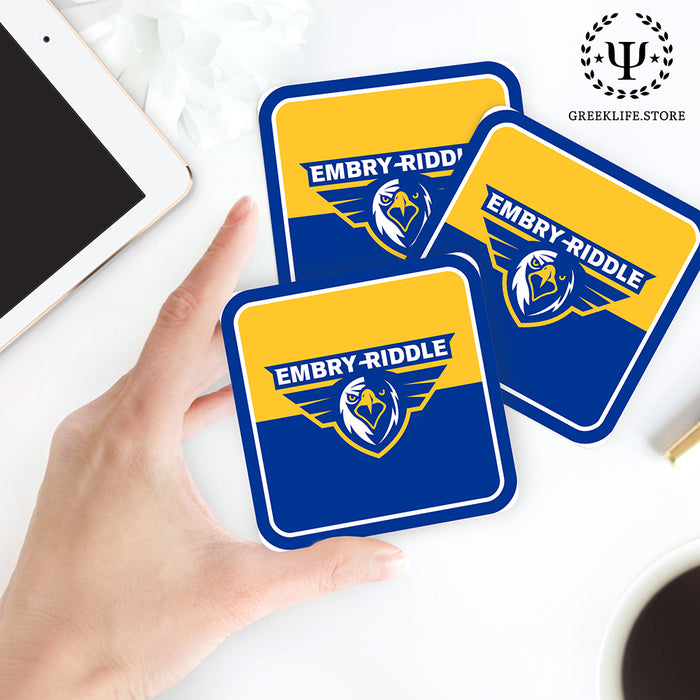 Embry-Riddle Aeronautical University Eagles Sport Beverage Coasters Square (Set of 4)