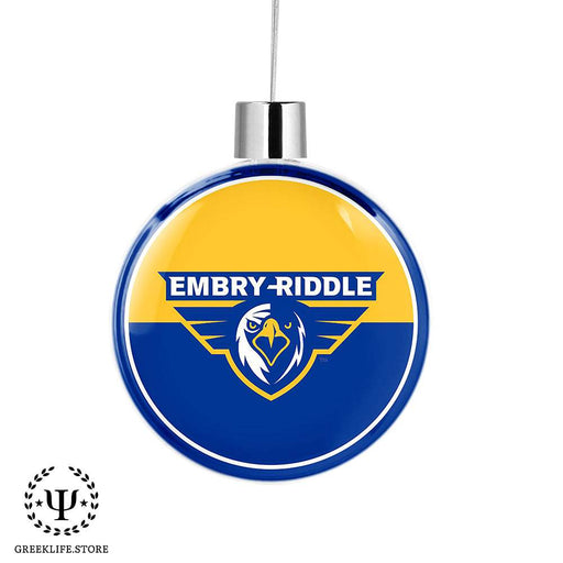 Embry-Riddle Aeronautical University Flat Round Ornament - Officially Licensed NCAA Christmas Ornament