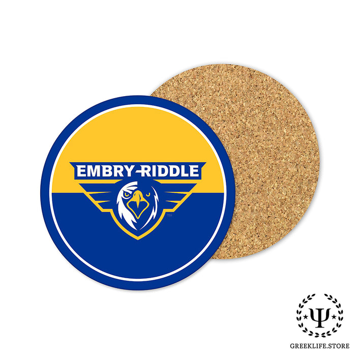 Embry-Riddle Aeronautical University Eagles Sport Beverage coaster round (Set of 4)