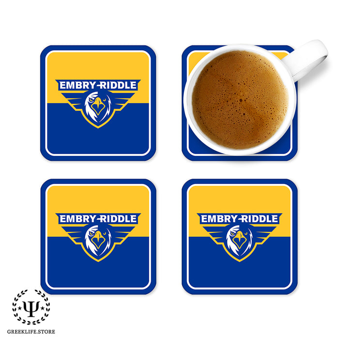 Embry-Riddle Aeronautical University Eagles Sport Beverage Coasters Square (Set of 4)