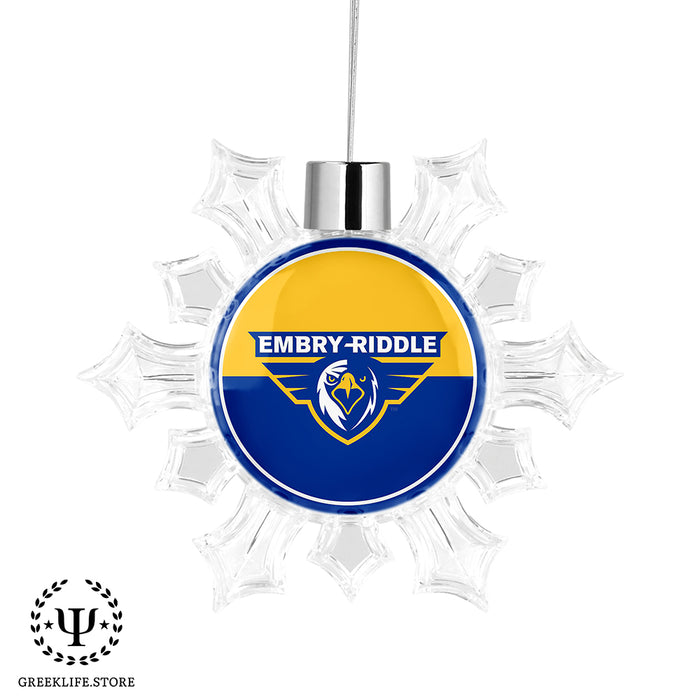 Embry-Riddle Aeronautical University Eagles Sport Christmas Ornament - Snowflake