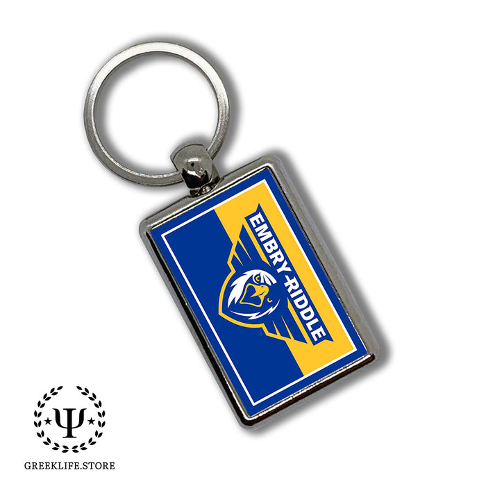 Embry-Riddle Aeronautical University Eagles Sport Keychain Rectangular