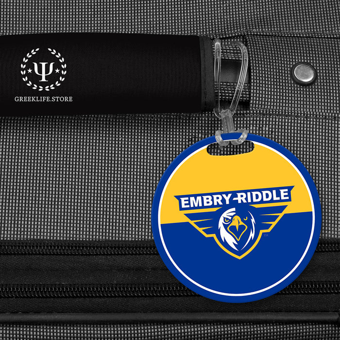 Embry-Riddle Aeronautical University Eagles Sport Luggage Bag Tag (round)