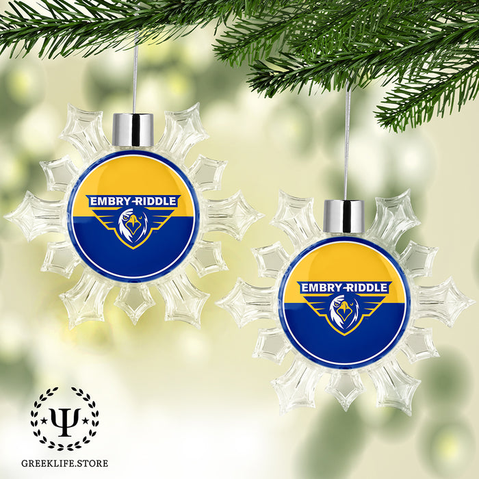 Embry-Riddle Aeronautical University Eagles Sport Christmas Ornament - Snowflake