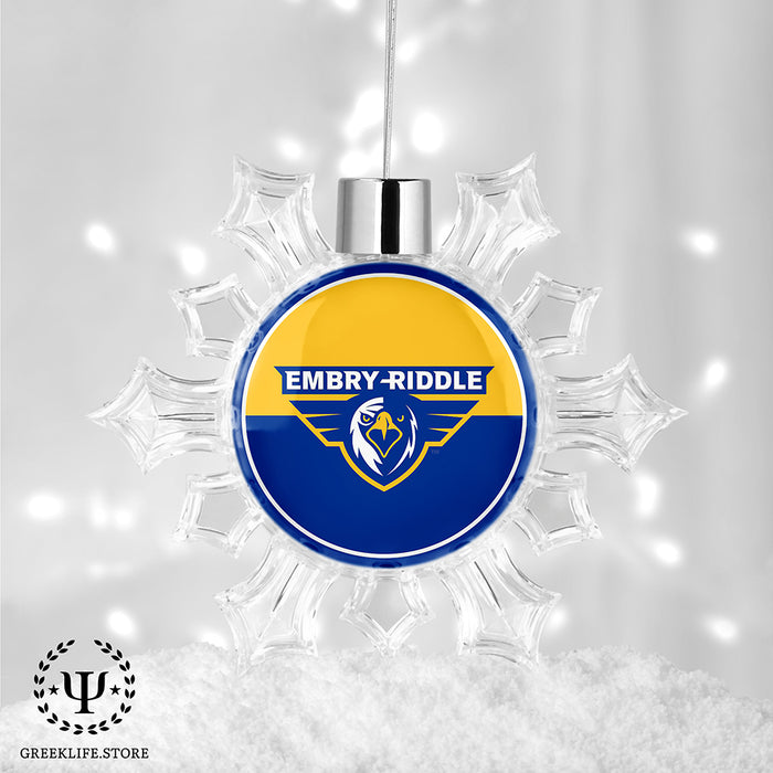 Embry-Riddle Aeronautical University Eagles Sport Christmas Ornament - Snowflake