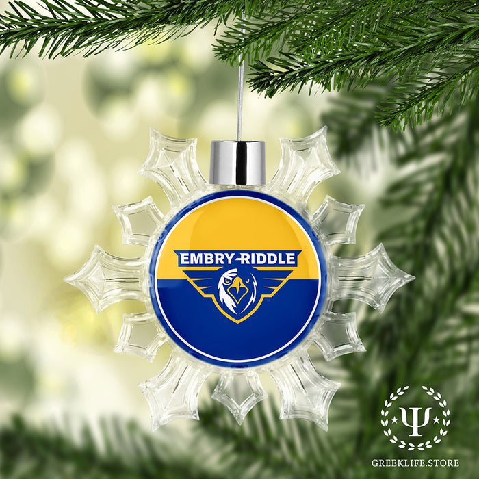 Embry-Riddle Aeronautical University Eagles Sport Christmas Ornament - Snowflake