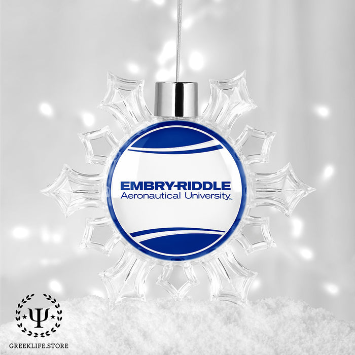 Embry-Riddle Aeronautical University Eagles Sport Christmas Ornament - Snowflake