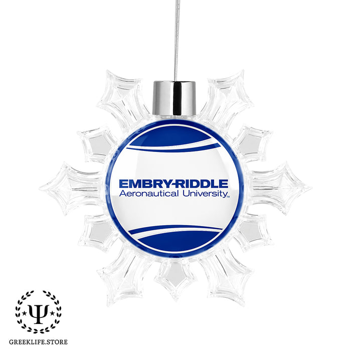 Embry-Riddle Aeronautical University Eagles Sport Christmas Ornament - Snowflake