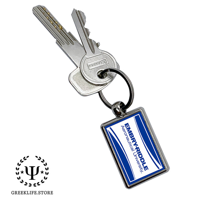 Embry-Riddle Aeronautical University Eagles Sport Keychain Rectangular