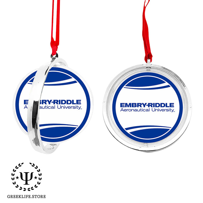 Embry-Riddle Aeronautical University Eagles Sport Christmas Reversible Flat Round Ornament