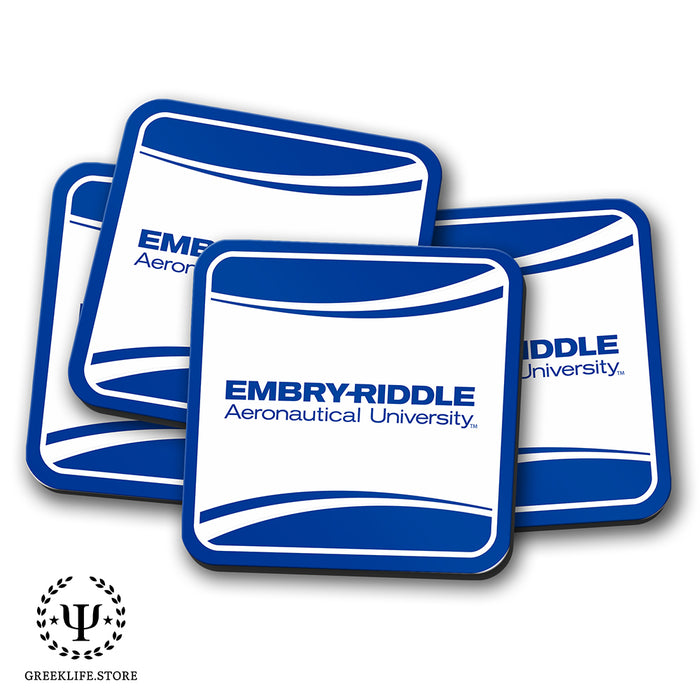 Embry-Riddle Aeronautical University Eagles Sport Beverage Coasters Square (Set of 4)