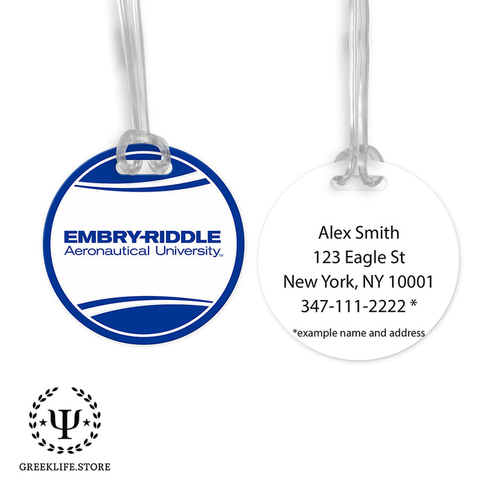 Embry-Riddle Aeronautical University Eagles Sport Luggage Bag Tag (round)