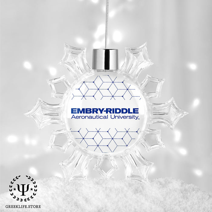 Embry-Riddle Aeronautical University Eagles Sport Christmas Ornament - Snowflake